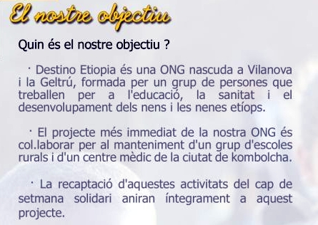 � Destino Etiop�a