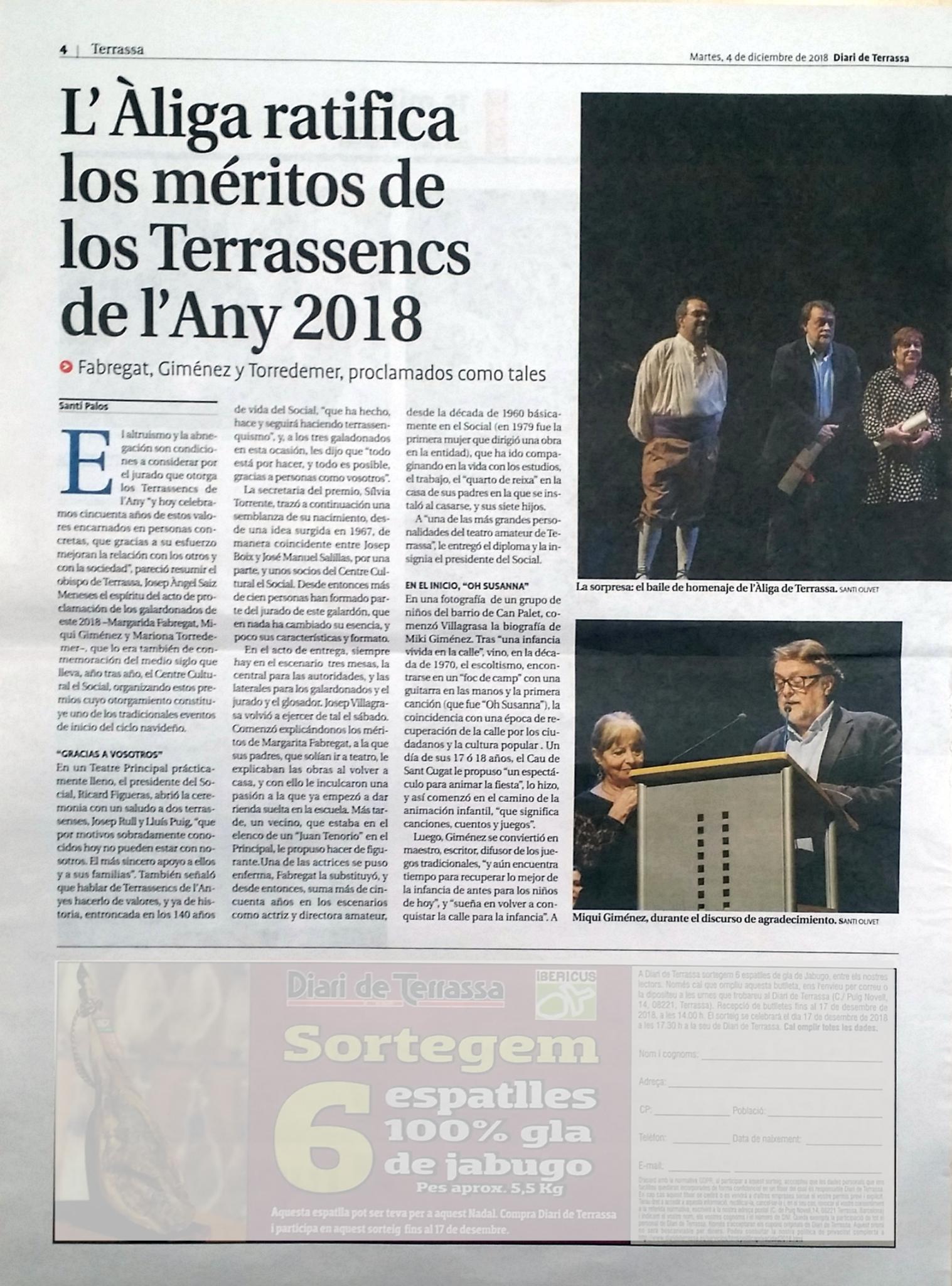 � Jaume Olivet 2018