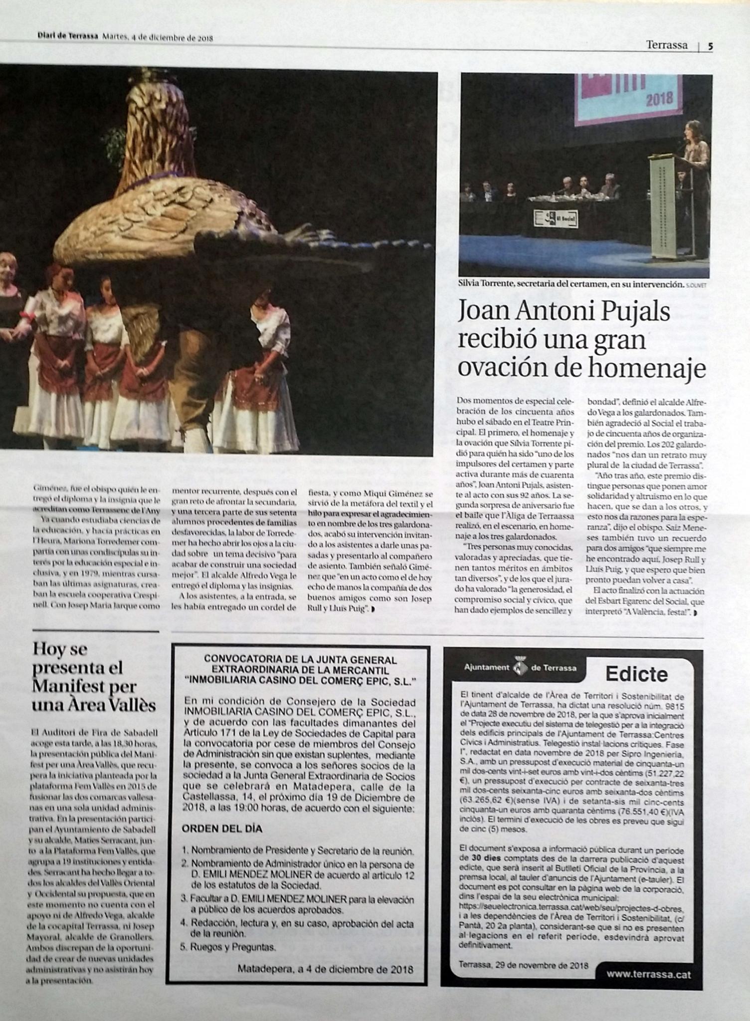 � Jaume Olivet 2018