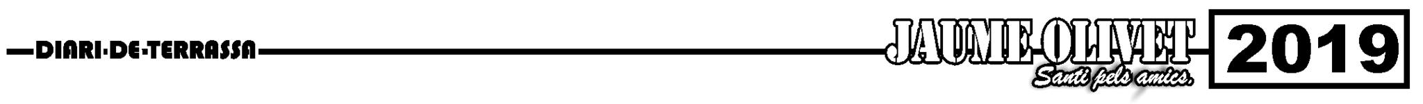 � Jaume Olivet 2019