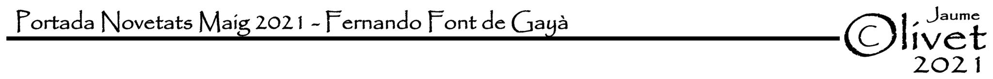 Jaume Olivet 2021